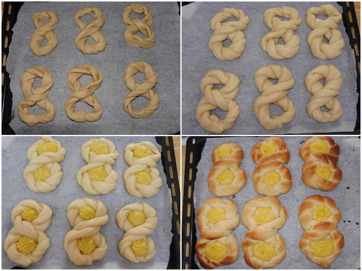 Brioche Intrecciate Alla Crema Ricetta Di Misya