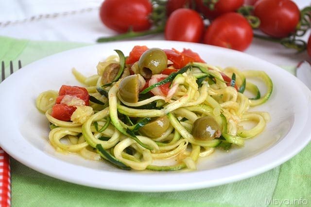 Spaghetti di zucchine - Ricetta di Misya