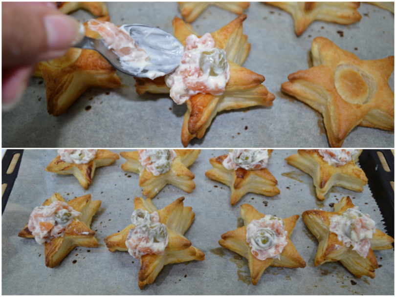 » Vol au vent stelle di pasta sfoglia - Ricetta Vol au ...