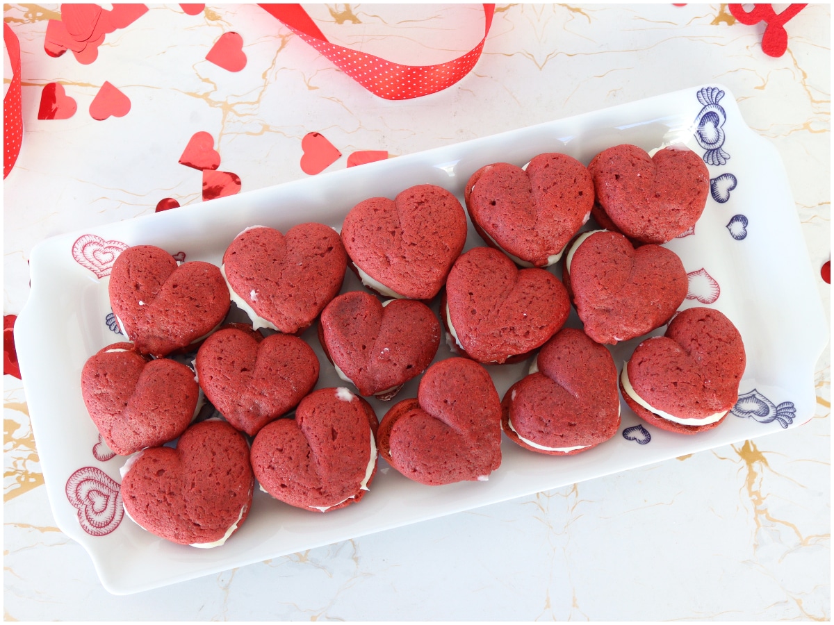 Red velvet whoopie - Dolcetti perfetti per San Valentino!