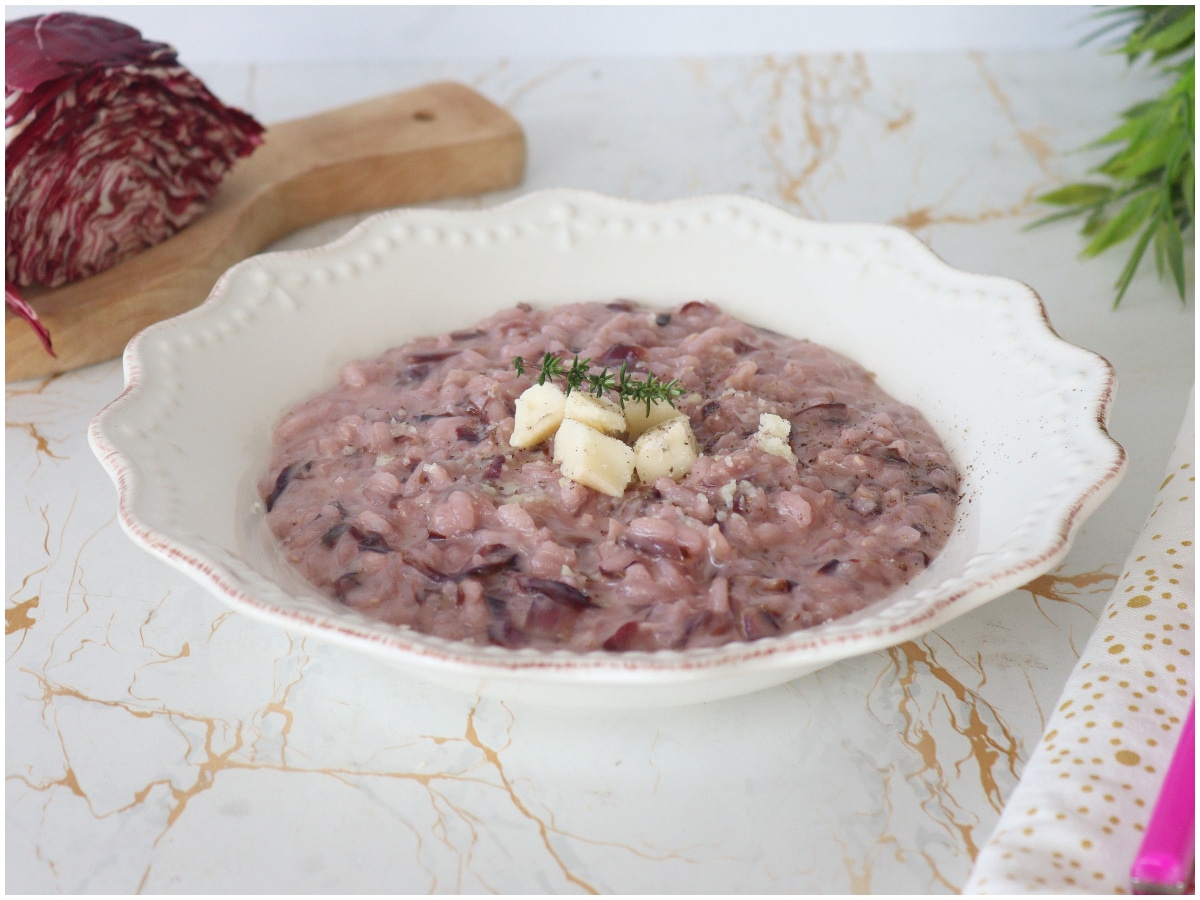 Risotto Radicchio E Taleggio - Ricetta Di Misya