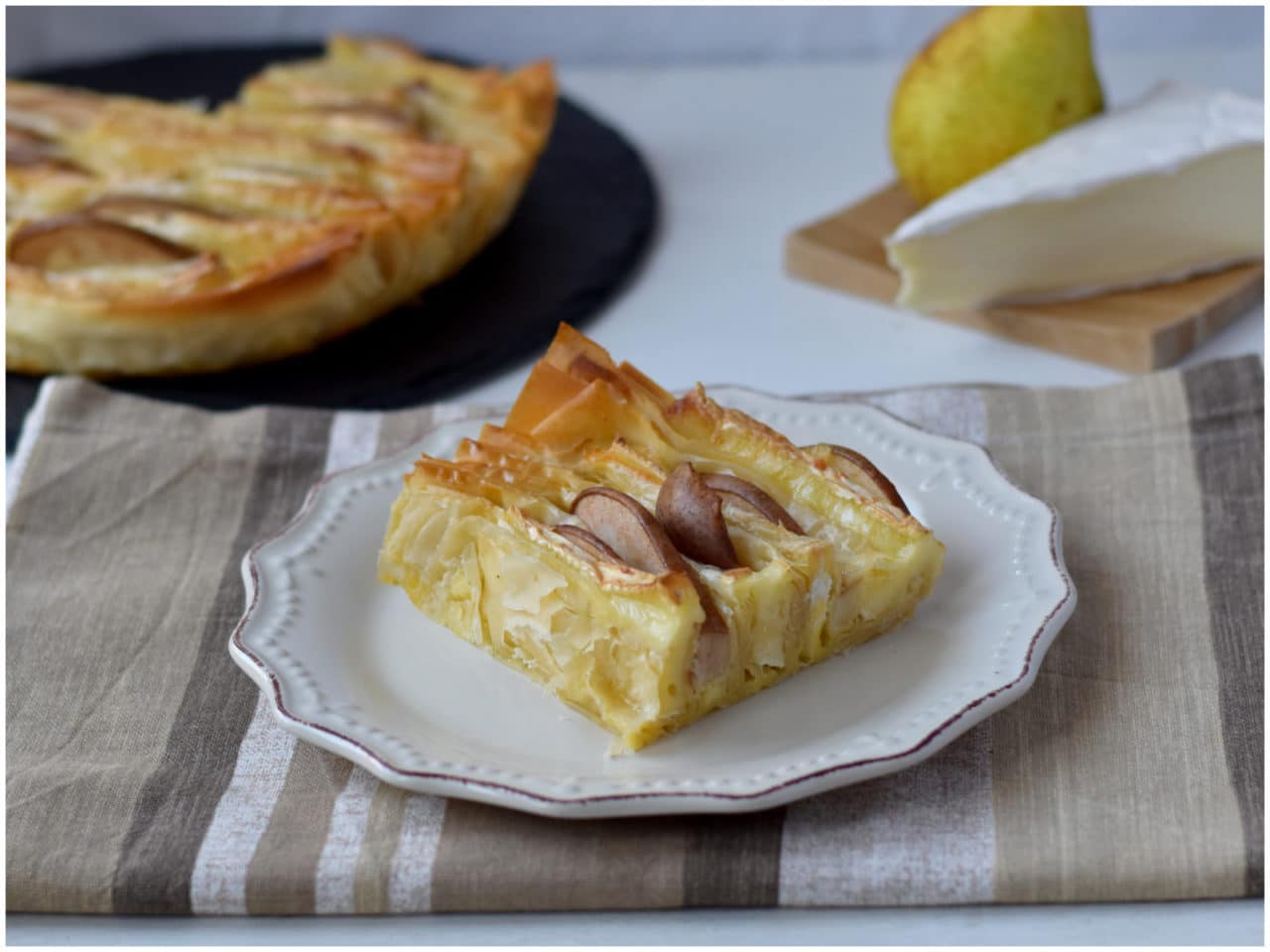 Torta Salata Pasta Fillo Pere E Brie Ricetta Di Misya